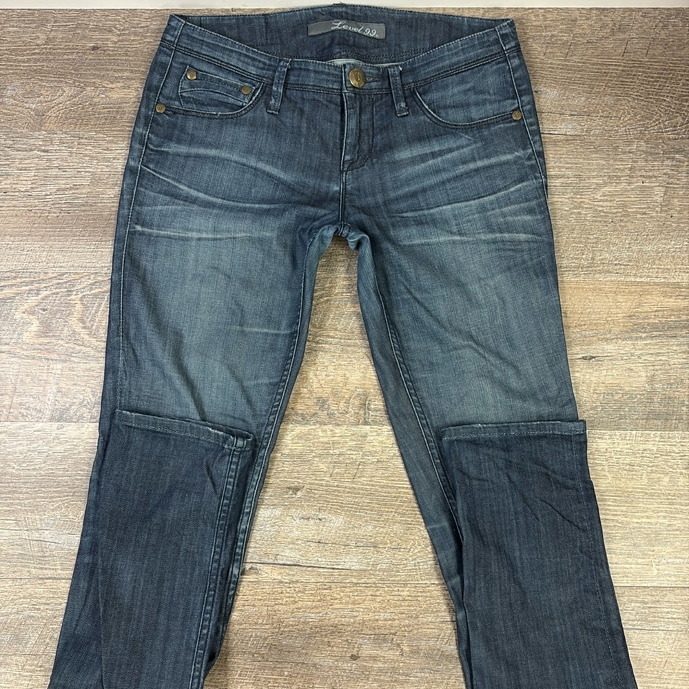Level 99 Premium Denim Jeans – Medium Wash Skinny Fit – Women’s Size 25